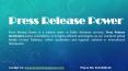 Unlimited Press Release Power PowerPoint PPT Presentation