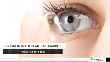Global Intraocular Lens Market | Inkwood Research