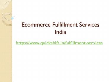 THE IMPORTANCE OF PACKAGING IN E-COMMERCE