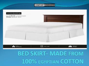 Buy Best Soft 100% Egyptian Cotton Bed Skirt – Comfort Beddings