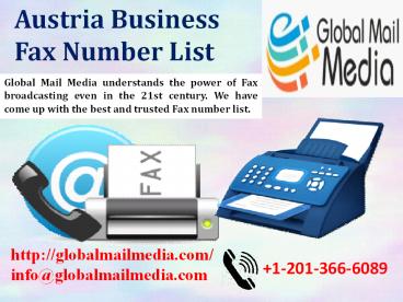 Austria Business Fax Number List
