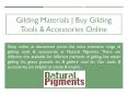Gilding Materials | Buy Gilding Tools & Accessories Online