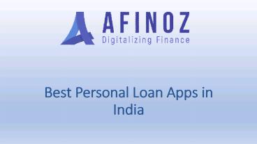 Best Personal Loan Apps in India