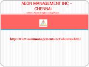 ((Aeon))) Management Inc Reviews (((INc))) Chennai