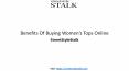 Benefits Of Buying Women’s Tops Online