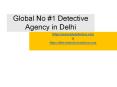 Best Detective in Delhi PowerPoint PPT Presentation