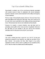 Top 4 Karvachauth Gifting Ideas