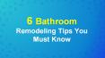 6 Bathroom Remodeling Tips You Must Know PowerPoint PPT Presentation
