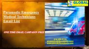 Paramedic Emergency Medical Technicians Email List