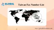 Taiwan Fax Number List