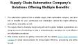 Supply Chain Automation Company’s Solutions Offering Multiple Benefits PowerPoint PPT Presentation