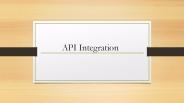 What is API Integration?