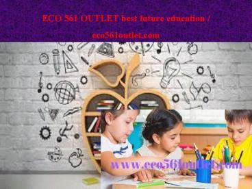 ECO 561 OUTLET best future education / eco561outlet.com