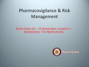 Pharmacovigilance masterclass (1)