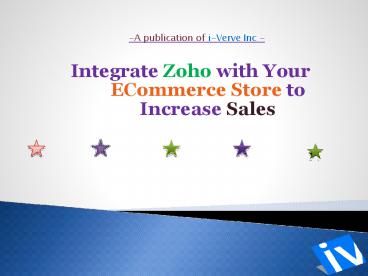 How Zoho CRM Integration Will help To Increase Your Ecommerce Store ...