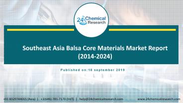 Balsa Core Materials Market