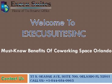 Office Space For Rent Orlando