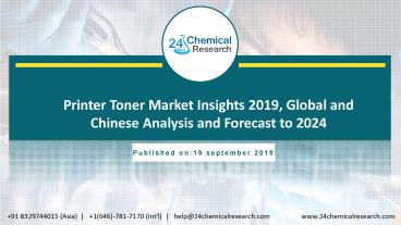 Printer Toner Market