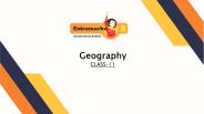 Complete NCERT Solutions for Class 11 Geography
