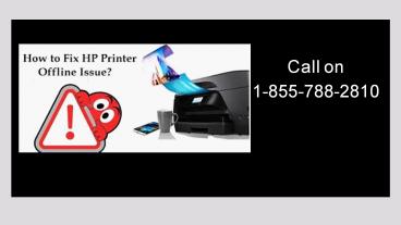 How to Solve Hp Printer Offline Status