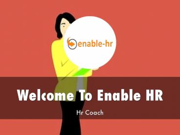 Enable HR Presentation presentation | free to download