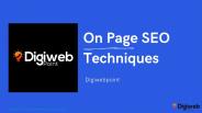 On- page SEO techniques- Digiweppoint