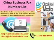 China Business Fax Number List