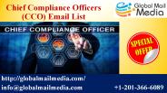 Chief Compliance Officers (CCO) Email List