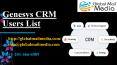 Genesys CRM Users List PowerPoint PPT Presentation