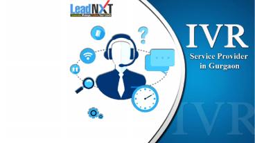 IVR Service Provider In India