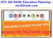 NTC 362 RANK Education Planning--ntc362rank.com