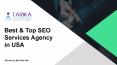 Best and Top SEO Services Agency USA PowerPoint PPT Presentation