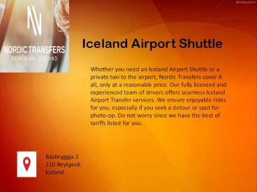 Iceland Airport Shuttle