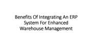 Want the Best Warehouse Management System