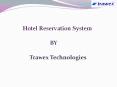 Hotel Reservation System PowerPoint PPT Presentation