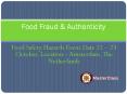 FOOD FRAUD IN-HOUSE  TRAINING PowerPoint PPT Presentation