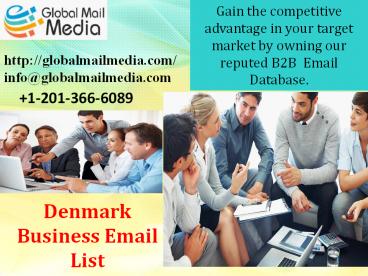 Denmark Business Email List