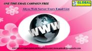 Abyss Web Server Users Email List