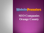 SEO Companies Orange County