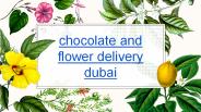 chocolate and flower delivery dubai