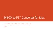 MBOX to PST Converter for Mac (1)