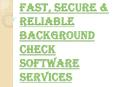 Choose Best Employee Background Check Software Before Hiring a New Employee PowerPoint PPT Presentation