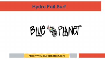 Hydro Foil Surf (1)