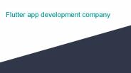 Flutter app development company