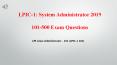 101-500 Real LPIC-1 Exam Questions | Killtest PowerPoint PPT Presentation