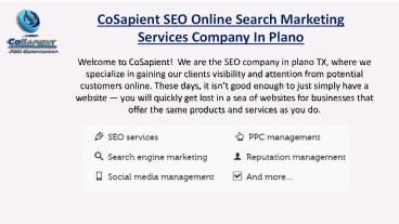 Best SEO Consultant Company Dallas