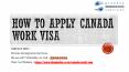 Canada work visa for Indians PowerPoint PPT Presentation