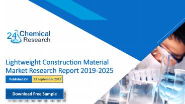 Lightweight Construction Material Market