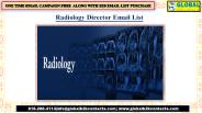 Radiology Director Email List