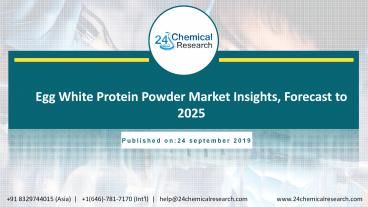 Egg White Protein Powder